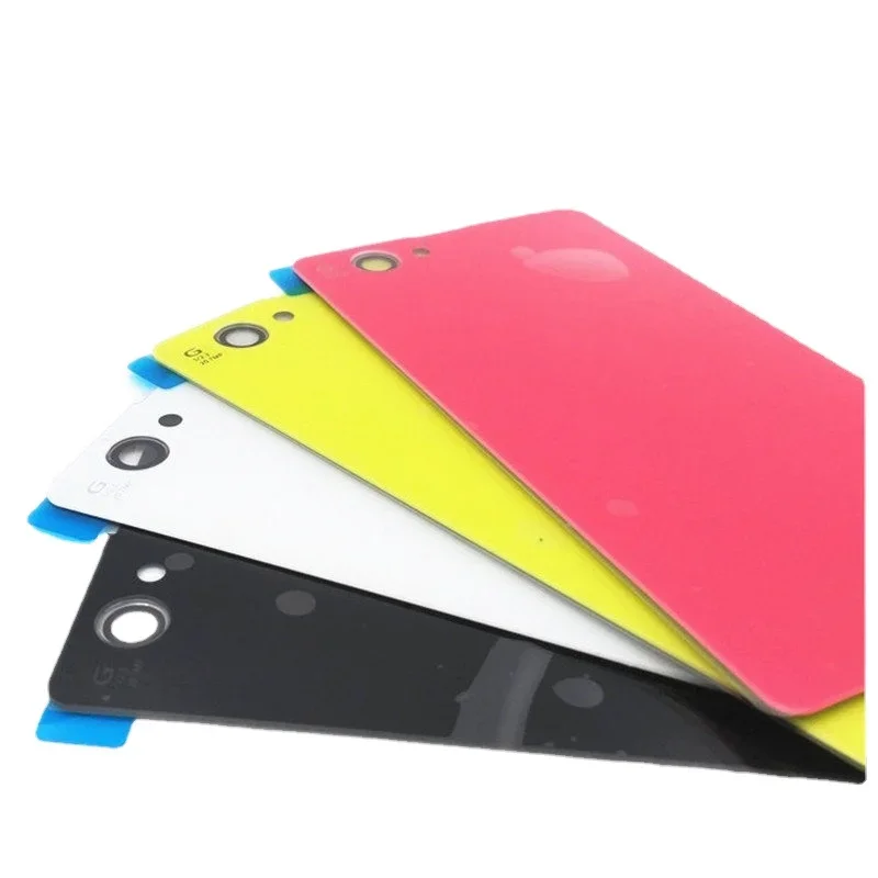 Per Sony Xperia Z2 L50W Z1 Compact Mini Z1 Z3 Compact Mini Porta Posteriore Batteria Custodia Posteriore Custodia In Vetro Con Logo