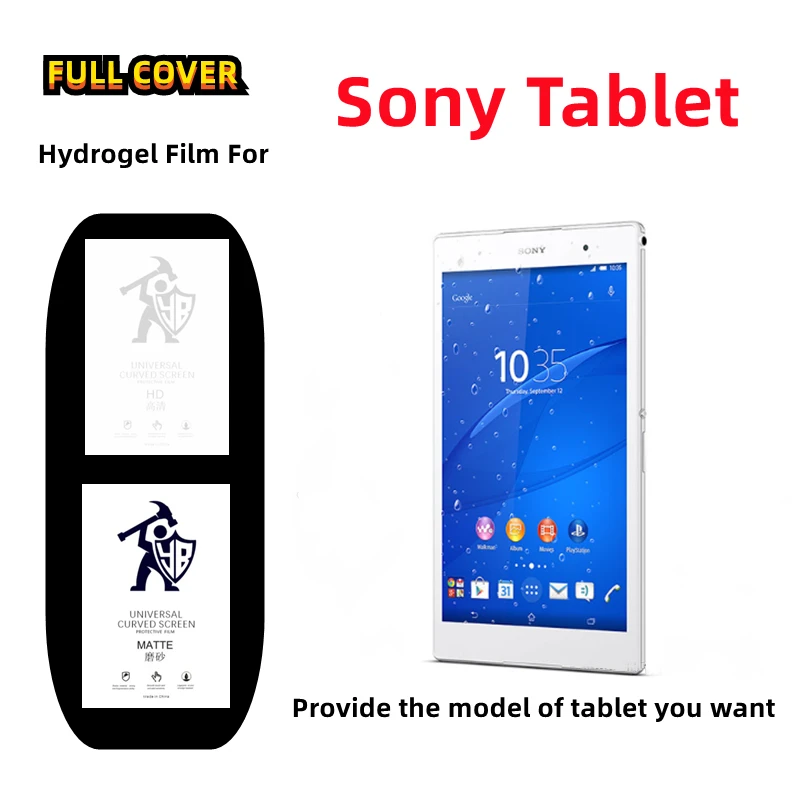 2 Pezzi Per Sony Xperia Z3 Tablet Compact Matte Hydrogel Film Per Sony Xperia Z Screen Protector Per Xperia Z2 Tablet Hd Film