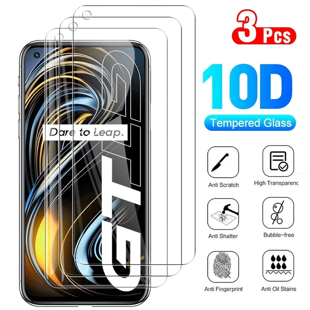 3 Pezzi Per Realme Gt Neo 3T Glass Per Realme Gt Neo 3T Proteggi Schermo In Vetro Temperato Per Realme Gt Neo 3 2T 3T Glass