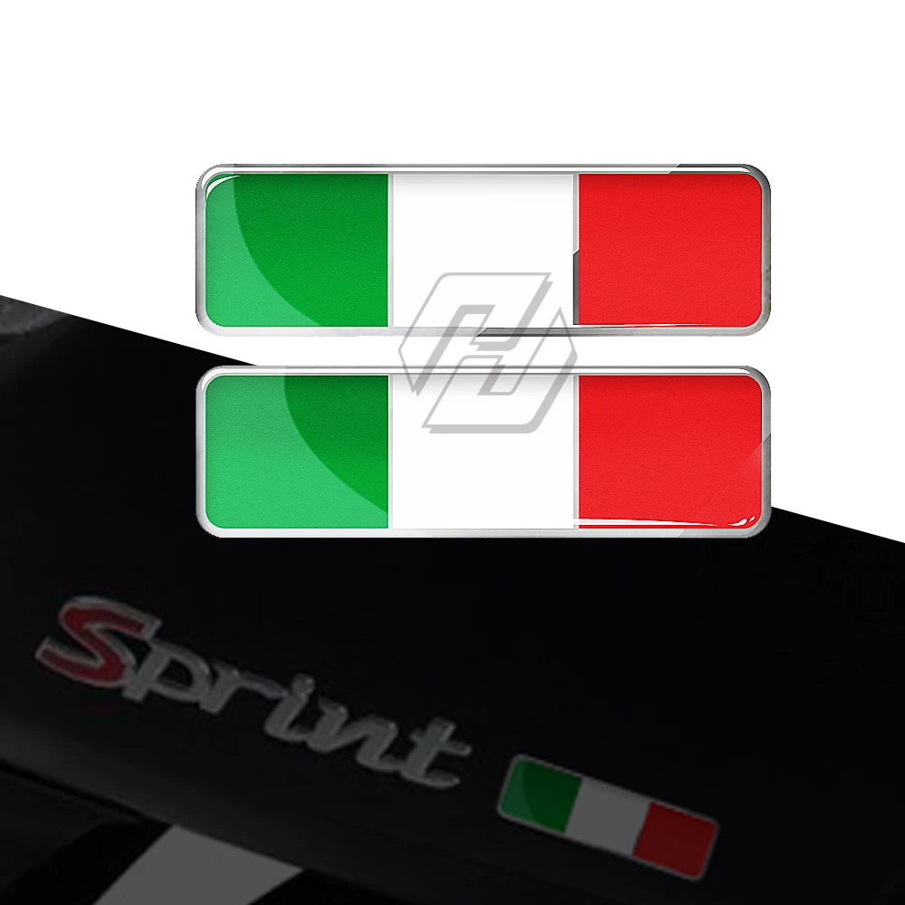 3D Resin Italy Sticker Italia Decal For Motorcycle Car Avt Bike Decals For Piaggio Vespa