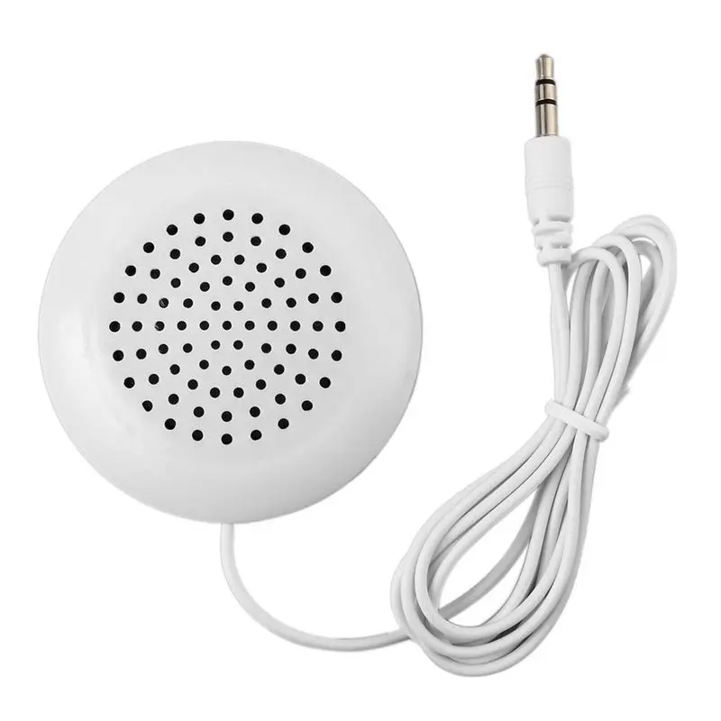 Mini Altoparlante A Cuscino Bianco 3 5Mm Per Iphone Ipod Cd Radio Lettore Mp3 Gl