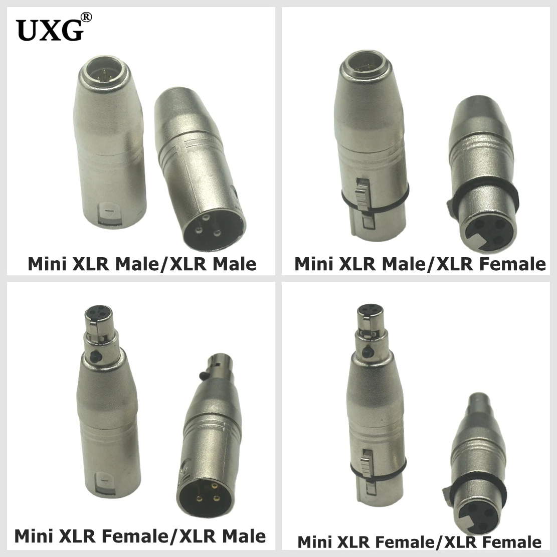 Xlr A Mini Xlr 3 Pin Audio Mic Microfono Adattatore Connettore Mini Xlr 3 Pin Maschio Femmina A Xlr 3 Pin Spina Maschio Fotocamera Slr