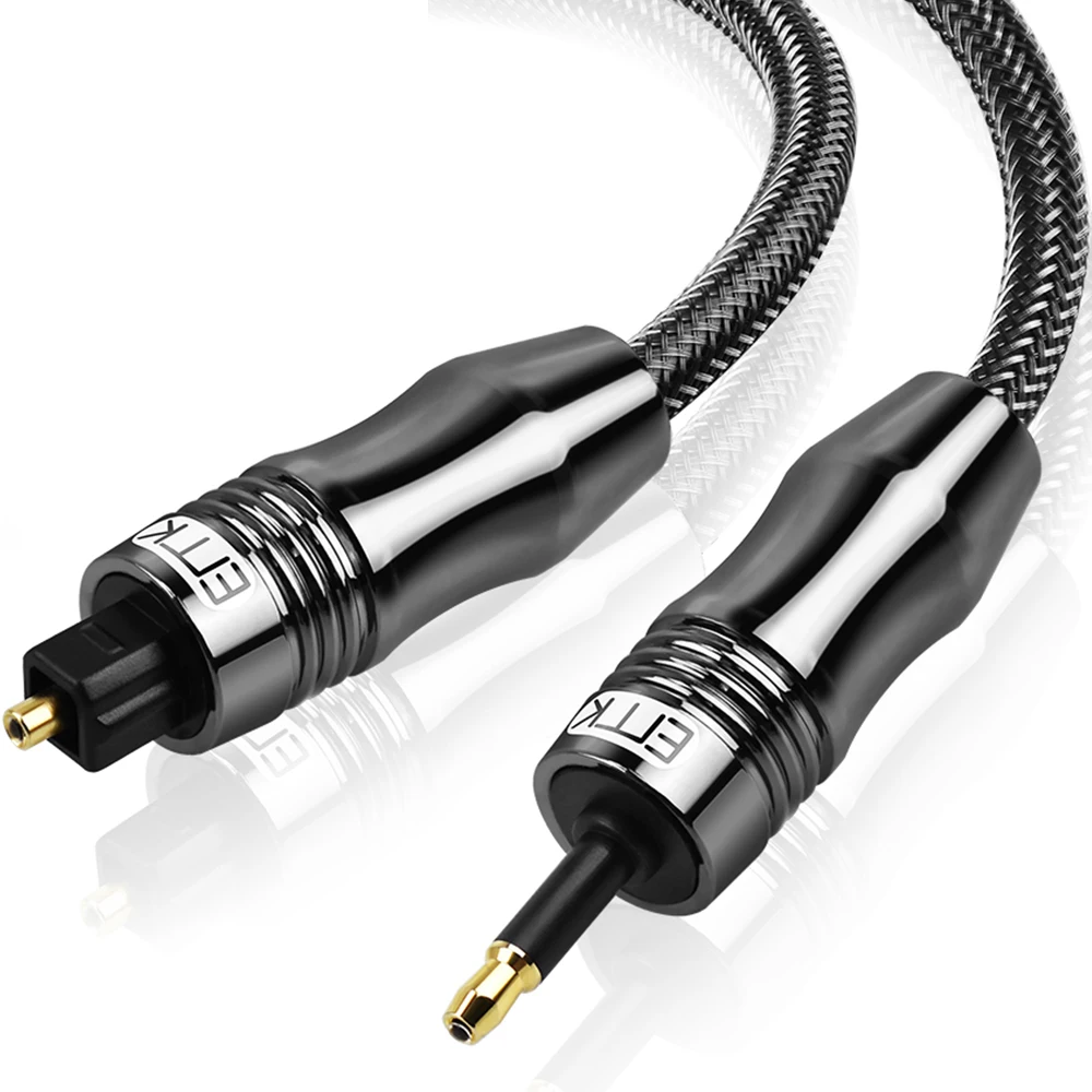 Toslink A Mini Toslink Cavo Audio Digitale Ottico S/Pdif Adattatore Connettore Maschio Mini Toslink Standard
