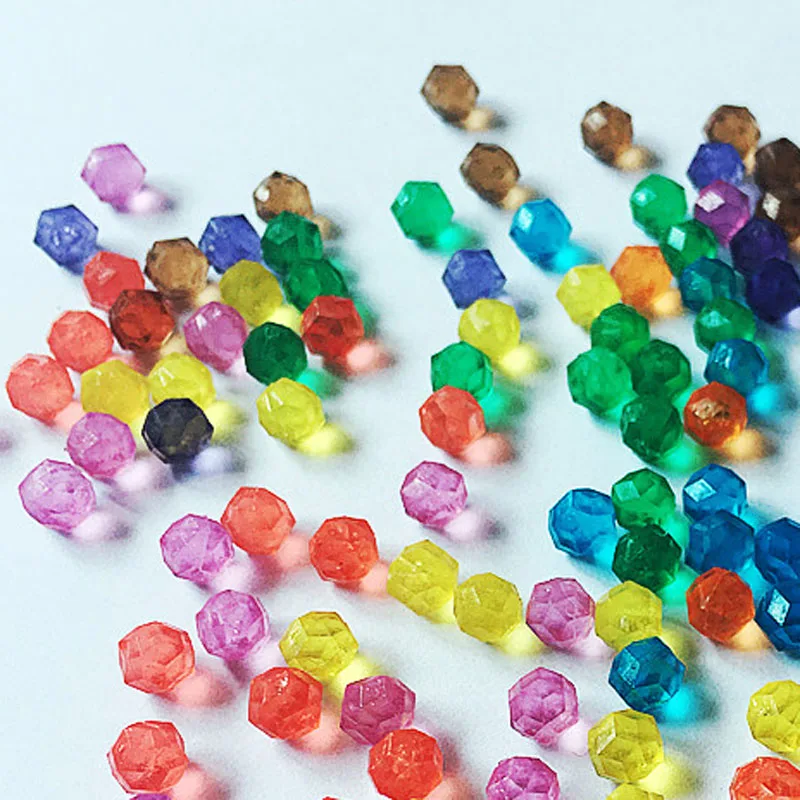 500 Pz/Set Jewel Beads 3D Puzzle Toys For Children 6 Colori Refill Pack Water Sticky Beads Jigsaw Puzzle Brinquedo Juguetes