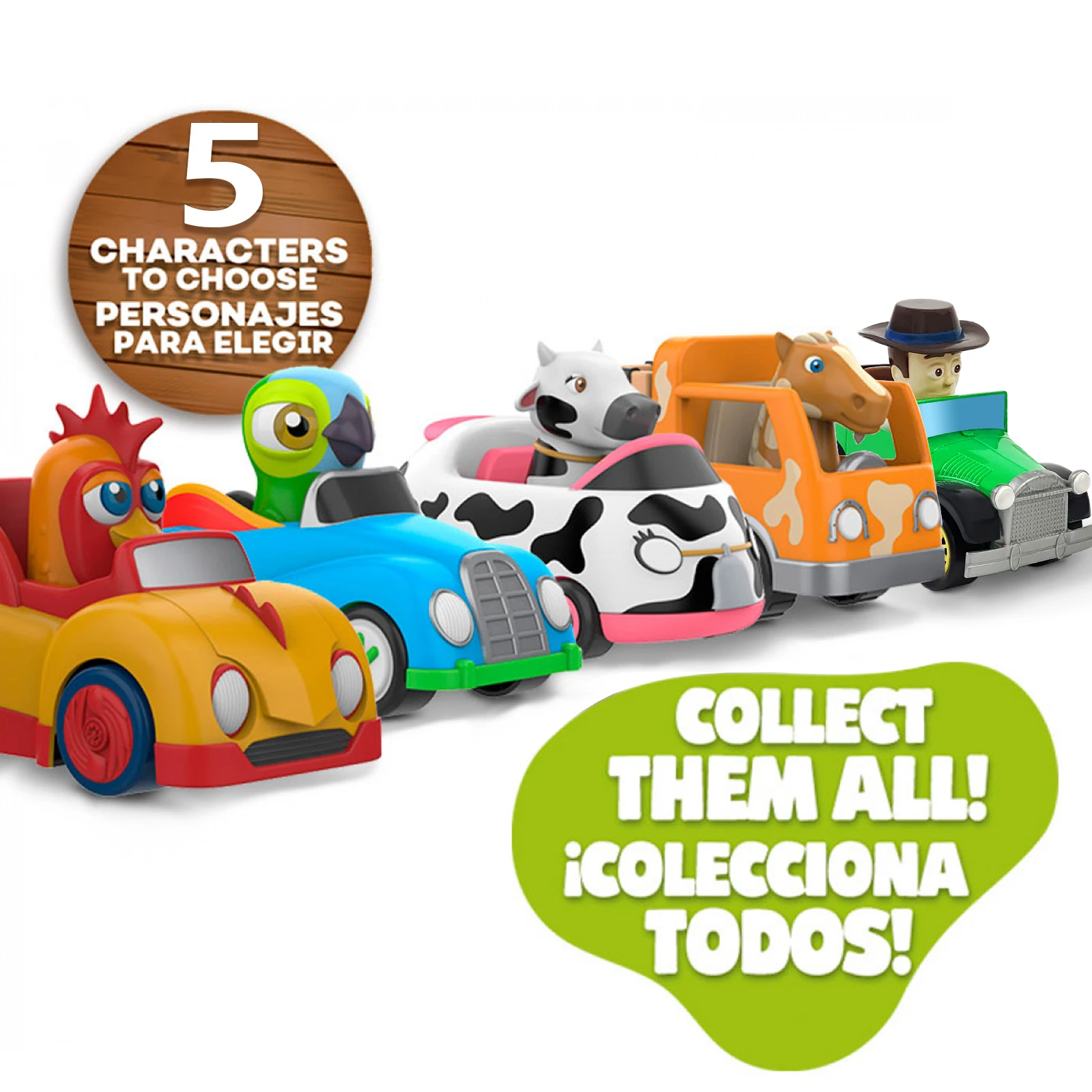 La Granja De Zenon Macchinine Per Bambini, Veicoli Giocattolo Modello Animale Kawaii, Macchinine Inertiche Per Ragazzi E Ragazze