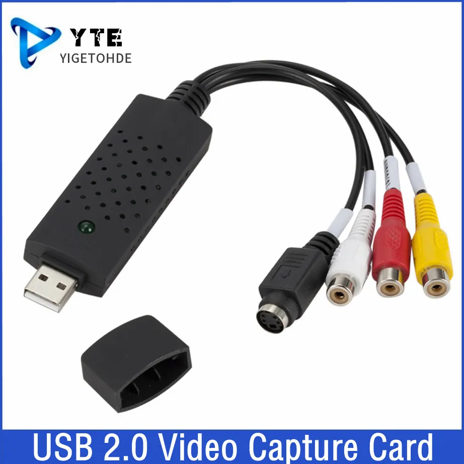 Convertitore Da Usb 2.0 Vhs A Dvd Converti Video Analogico In Formato Digitale Audio Video Dvd Vhs Record Capture Card Adattatore Per Pc Di Qualità