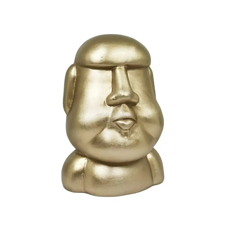Creative Easter Island Moai Moai Stone Statue Shape Coin Bank Salvadanaio Scatole Regali Per Bambini