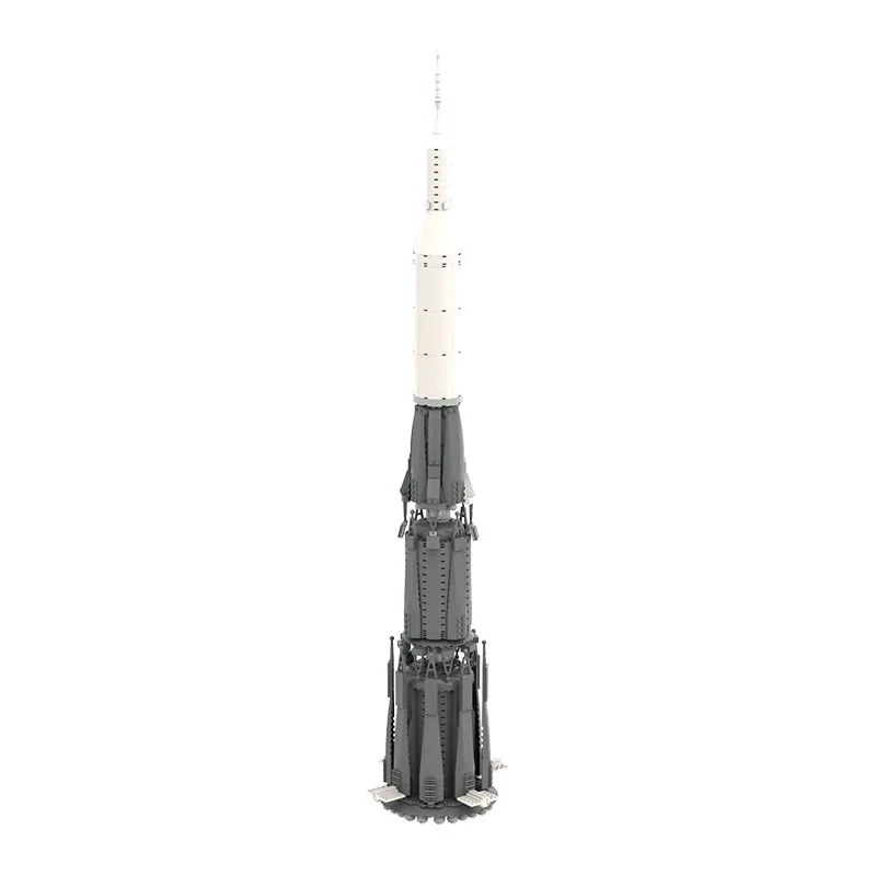Moc Space Station N1 Moon Rocket Blocchi Di Costruzione Fai Da Te Shuttle Satellite Astronaut Figure Man Rocket Bricks For Toys Gift 902Pcs