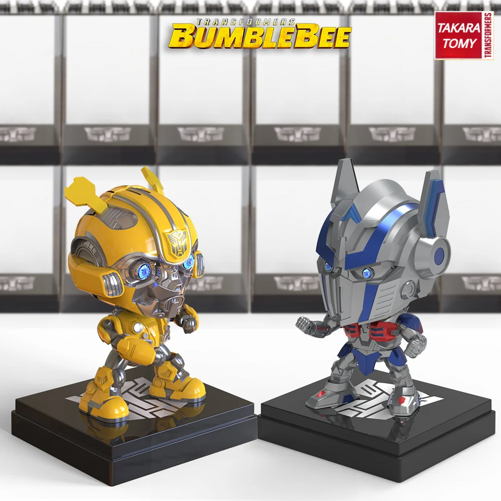 Transformer Toy Autobots Ornament Optimus Prime Model Bumblebee Robot Action Figure Brithday Present For Boys