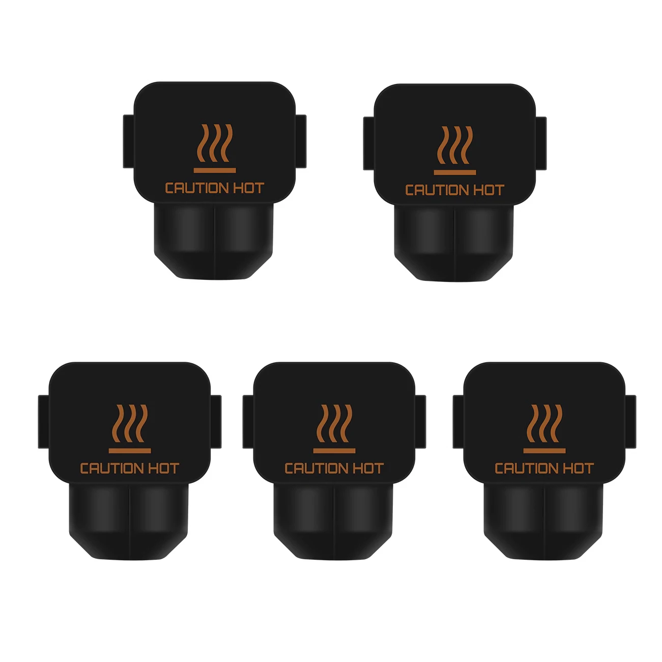 5Pcs A1 Copri Calzini In Silicone 300C Ad Alta Temperatura F Bambulab A1 / A1 Mini Stampante 3D Hotend Accessori Di Ricambio