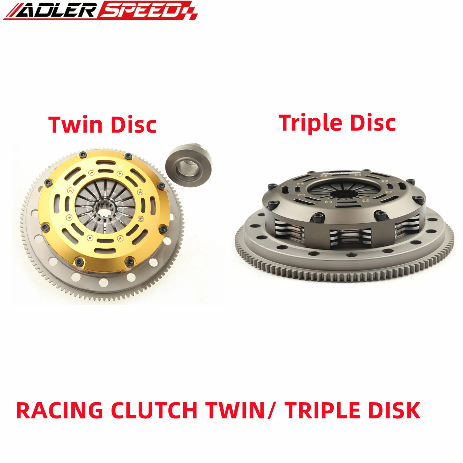 Adlerspeed Racing Clutch Twin /Triple Disc Kit Per Bmw M3 E46 S54 2001-2006 A 6 Velocità