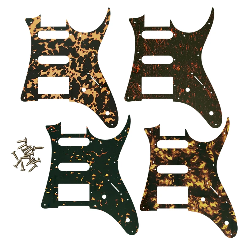 Parti Di Chitarra Personalizzate Feiman-Per Mij Ibanez Grx40 Battipenna Per Chitarra Humbucker Pickup Piastra Antigraffio Modello A Fiamma
