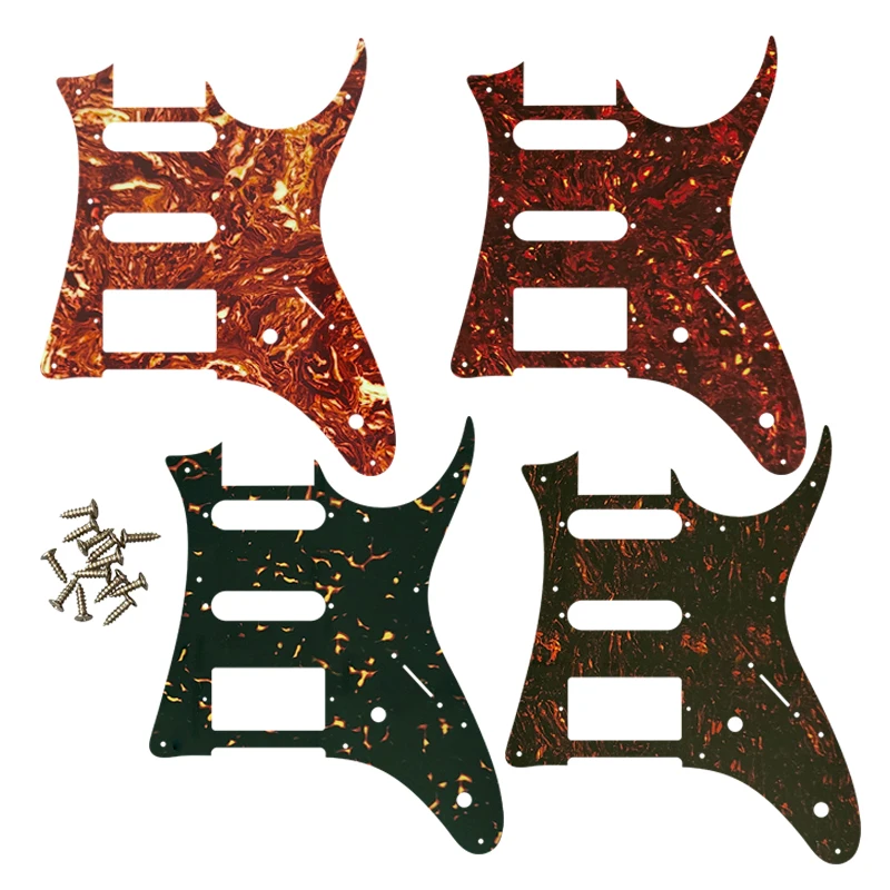 Pleroo Custom Guitar Parts-Per Mij Ibanez Grx40 Battipenna Per Chitarra Humbucker Pickup Scratch Plate Modello Fiamma