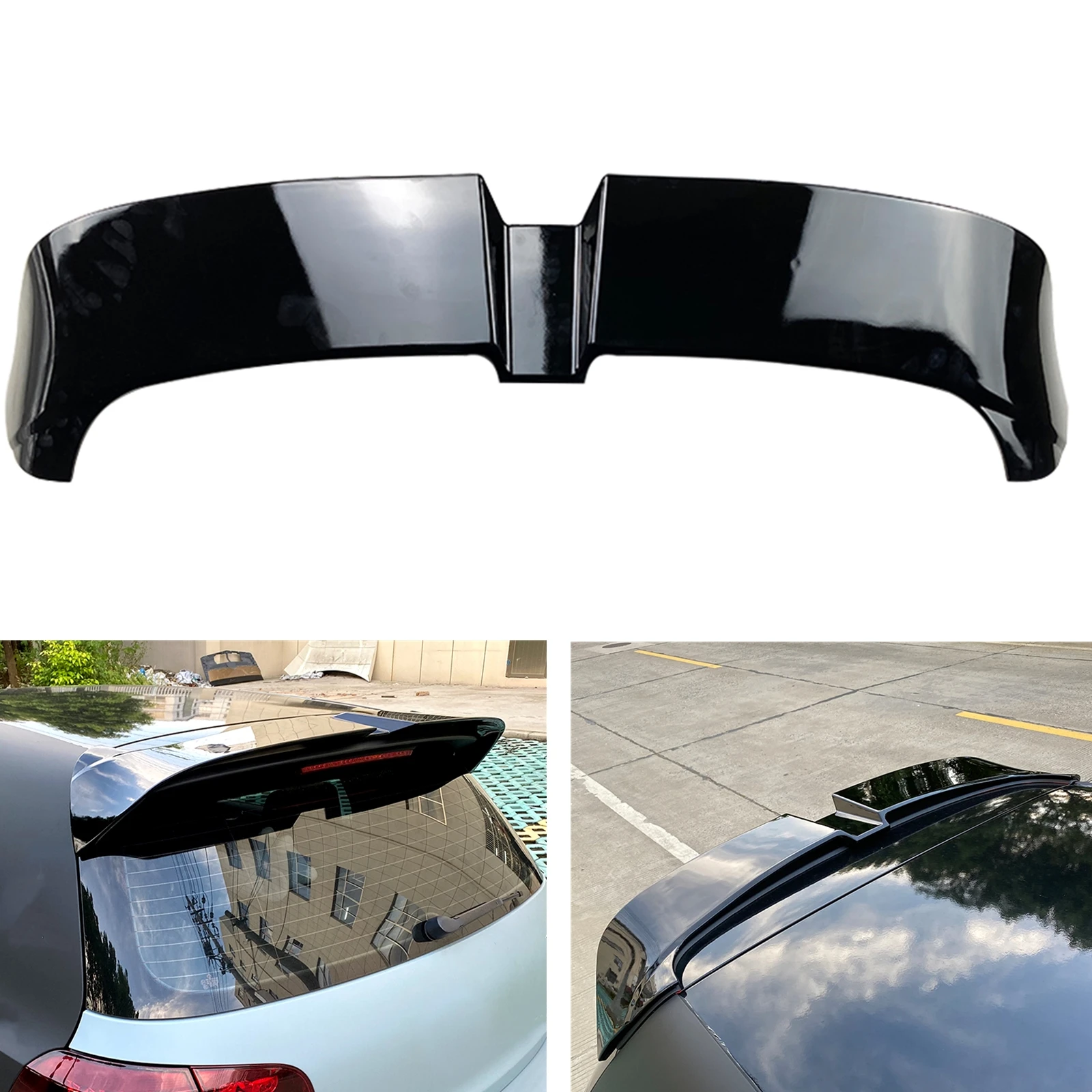 Car Tail Gate Window Roof Spoiler Lip Splitter Posteriore Tronco Ala Accessori Auto Per Volkswagen Golf 6 Mk6 Gti Gtr Gtd 2008-2013