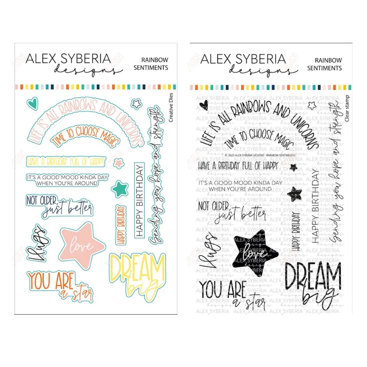 Fai Da Te Nuovo Arcobaleno Sentimento Metallo Taglio Die Scrapbooking Foil Hot Foil Die Card Album Che Fa Modello Fatto A Mano