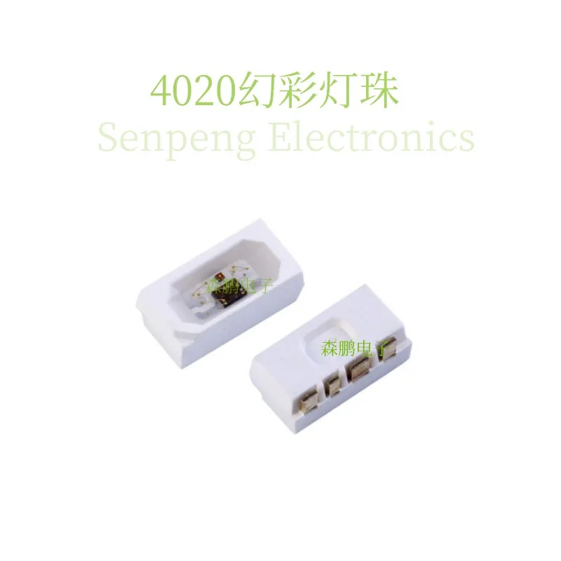 100 Pz/Lotto Ws2812B 4020 Illusion Smd 4020Rgb Ic Integrato Illusion Controllabile Led Side Luminescente Led