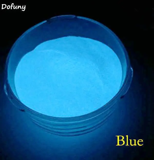 Super Bright Dark Blue Luminous Powder Nottilucente/Pigmento Luminescente Per Nail Art Polish Colorante Glow Powder In Dark