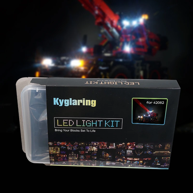 Kit Di Illuminazione A Led Per Set Di Giocattoli Fai-Da-Te Per Gru Per Terreni Complessi 42082 (Blocchi Non Inclusi)