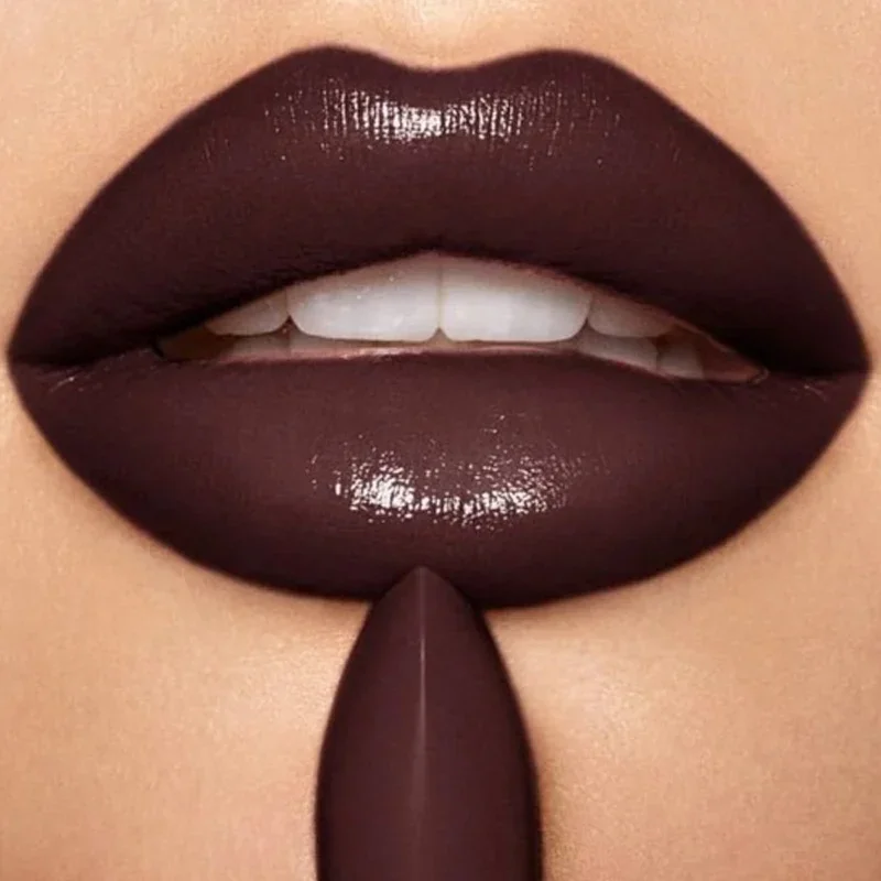 1Pc Vampire Blue Black White Vampire Color Matte Lipstick Waterproof Retro Dark Color Rossetti Holloween Party Makeup Cosmetics