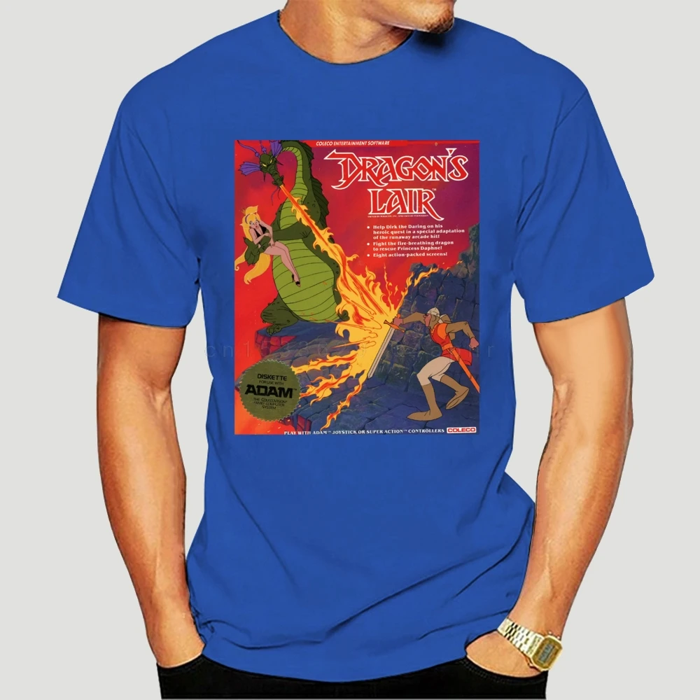 Lair T Shirt Don Bluth Videogioco Laserdisc 1983 Nes Commodore