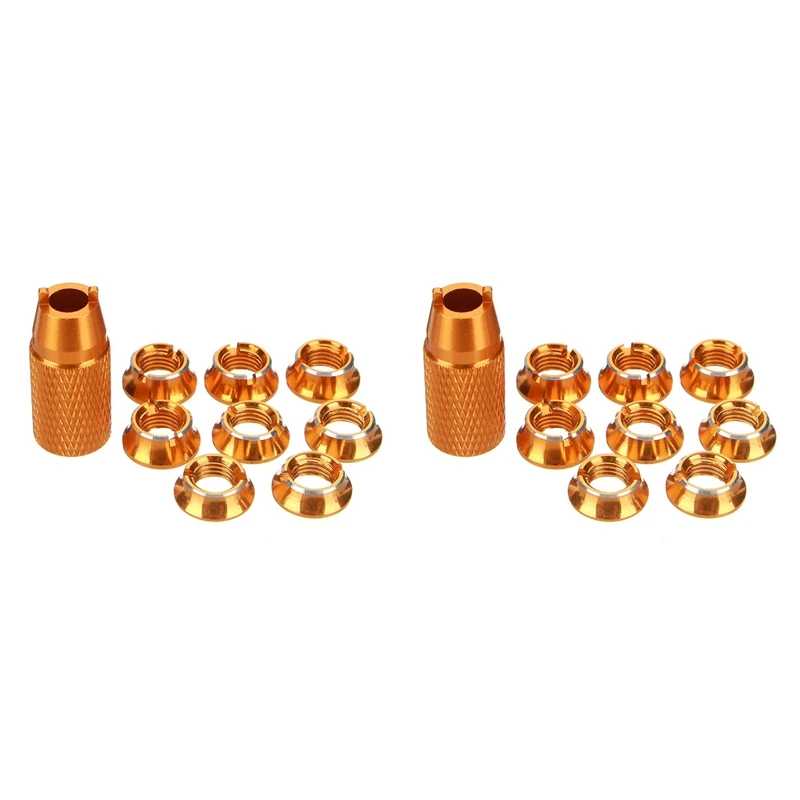 2 Set Interruttore Trasmettitore Radio Dado Fisso E Chiave Di Installazione Per Futaba Jr Frsky T8Fg T14Sg T18Sz T16Sz, Giallo