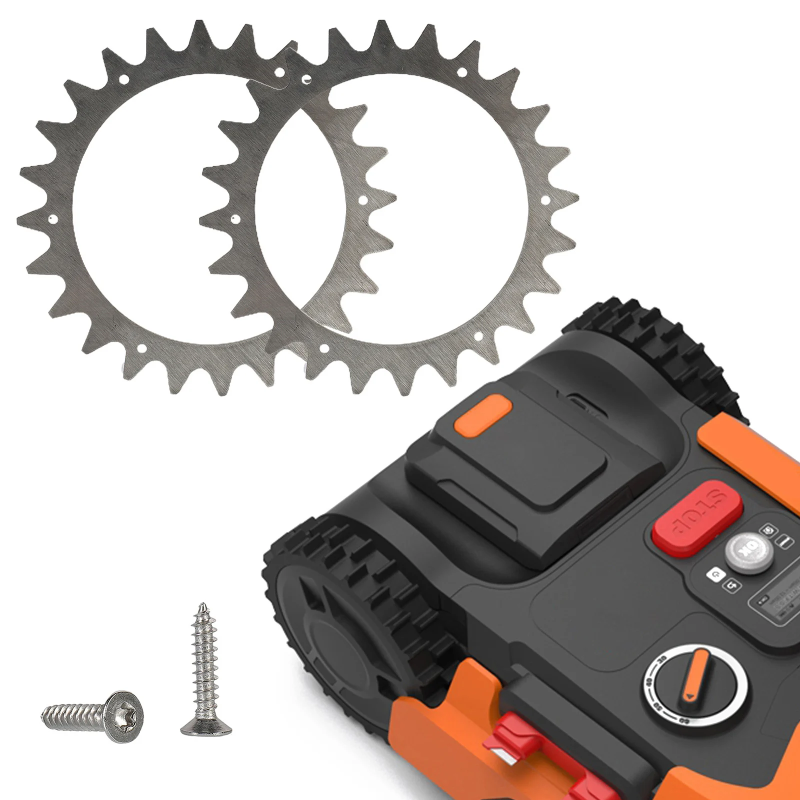Trazione Robot Falciatrice Ruote Ausiliarie Migliorate Punte Robotiche Per Worx Landroid Plus S/M Tosaerba Borchie Robotiche Rasenroboter
