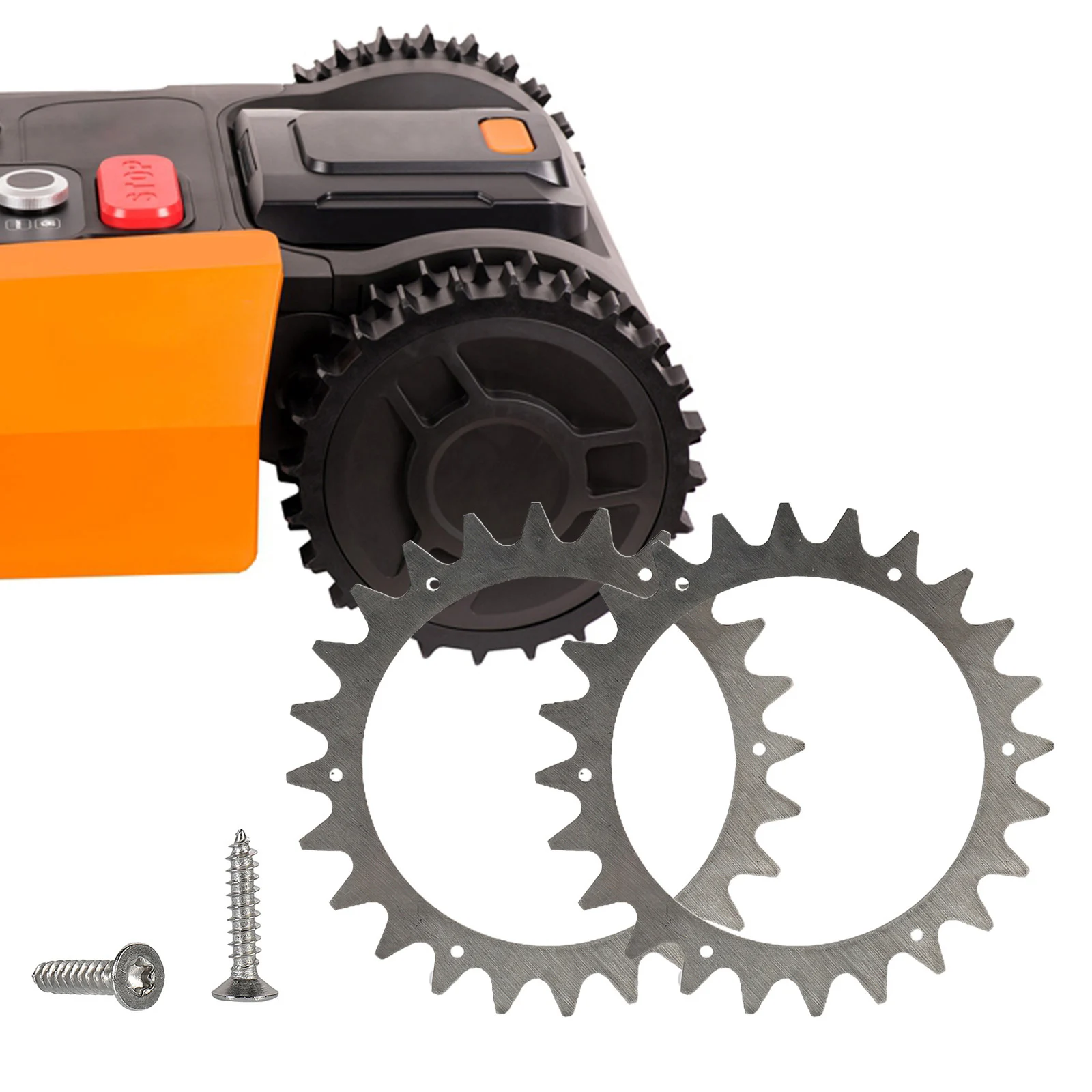 Per Migliorato 225X225Mm Ruota Landroid Traction Mower Accssries Robotic L Lawn Worx Robot Wheels Ausiliario