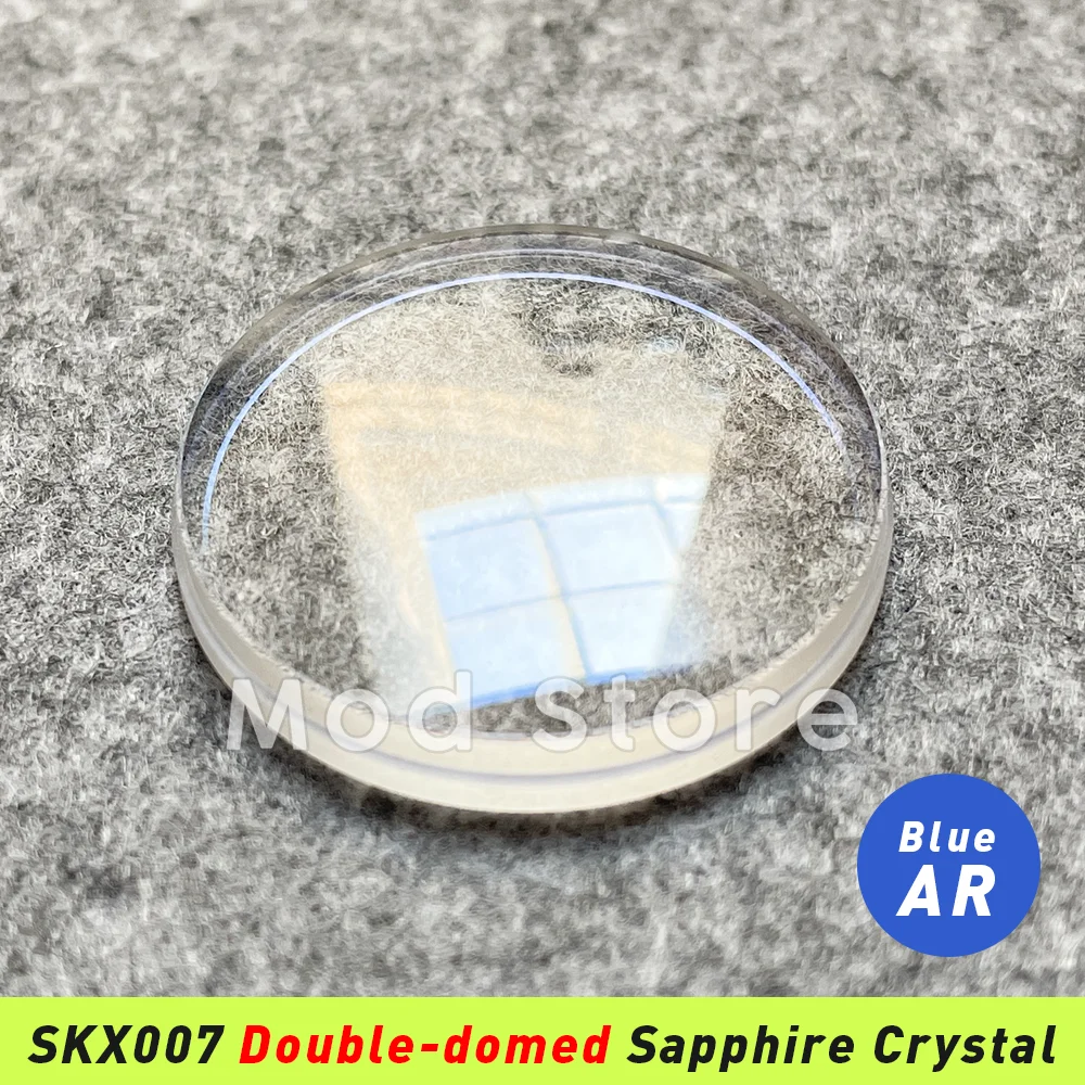 Hot Skx007/Skx009/Skx011/Srpd Vetro Zaffiro Ar Blu A Doppia Cupola Compatibile Con Inserto Inclinato