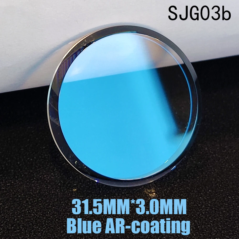 31.5*3.0Mm Vetro Zaffiro Piatto Orologio Grande Smusso Blu Rivestimento Ar Per Skx007 Srpd51K1 Srpd53K1 Srpd63K1 Srpd65K1 Srpd77K1
