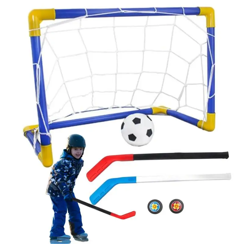 Air Floating Soccer Toy 2 In 1 Ad Alta Elasticità Anti-Urto Indoor Mini Floor Hockey Hover Soccer Hockey Balls For Kids Gift