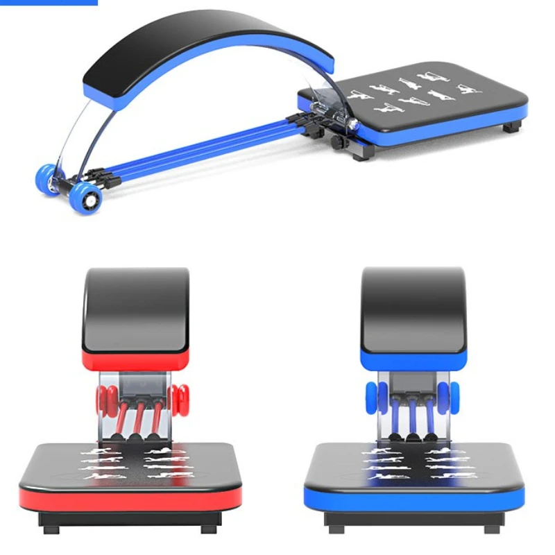 New Design Rotating Bow-Shaped Gym Equipment Abdominal Fitness Training Machine  Waist Twisting Machine Ab Crunch Roller