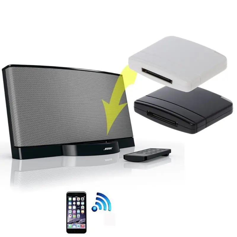Ricevitore Adattatore Compatibile Bluetooth A 30Pin Per Dropship Bose Ipod Sounddock