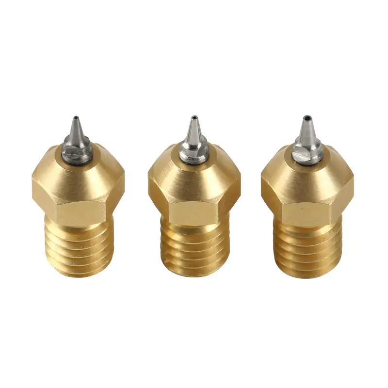 E3D V6 1.75 Millimetri 0.2 0.3 0.5 0.4 Millimetri Airbrush Ugello + Adattatore Di Aggiornamento Per Ultimaker 2 Lulzbot Mk8 Hotend 3D Parti Della Stam