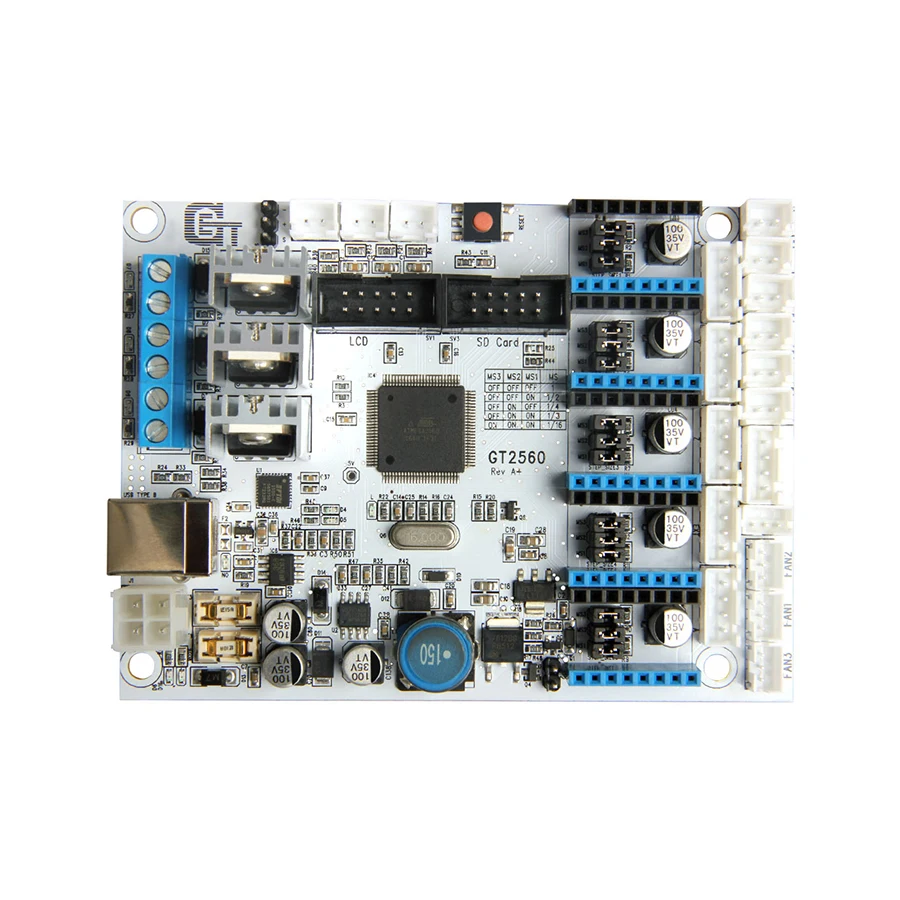 Scheda Madre Geeetech Gt2560 Scheda Controller Stampante 3D Potenza Rispetto A Mega2560 Ultimaker E Rampe 1.4 Mega2560, Firmware Marlin