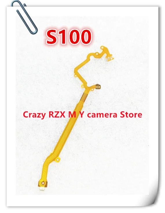 Nuove Parti Di Riparazione Fotocamera Digitale Per Canon Per Powershot S100V S100 S110 Cavo Flessibile Otturatore Obiettivo