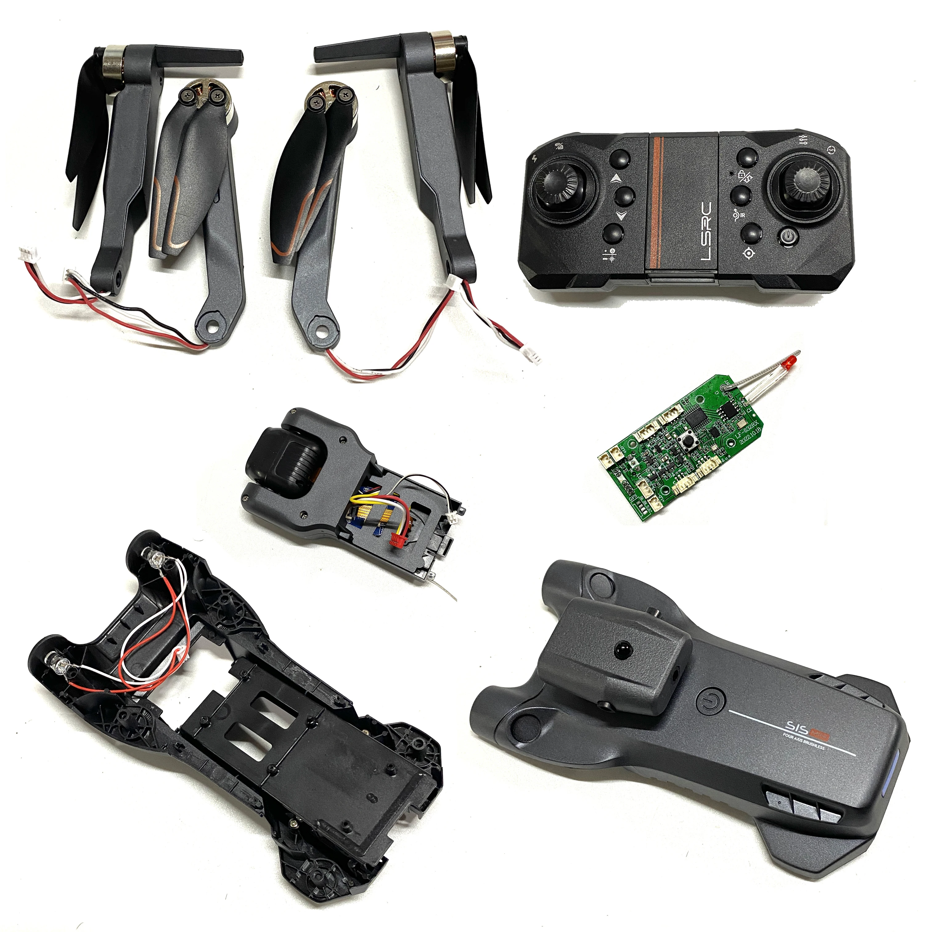 Lsrc Ls-S1S S1S Mini Drone Parti Originali Braccio Motore Body Shell Camera Controller