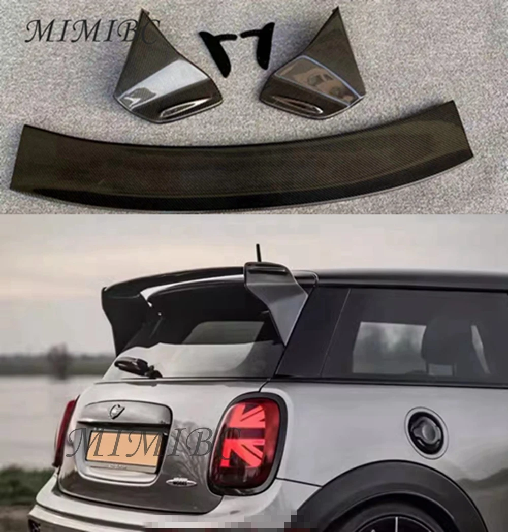 Per Mini F56 Spoiler Posteriore Ala Con Lama Regolabile Accessori Esterni Kit Carrozzeria Spoiler In Fibra Di Carbonio Stile Gp