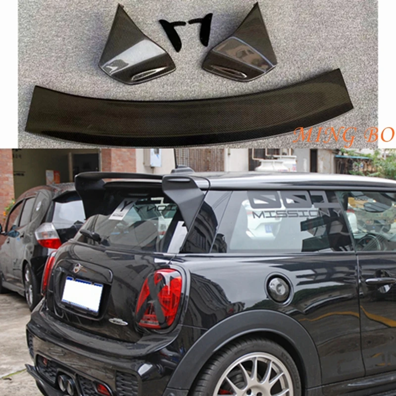 Per Mini F56 Spoiler Posteriore Ala Con Lama Regolabile Accessori Esterni Kit Carrozzeria Spoiler In Fibra Di Carbonio Stile Gp