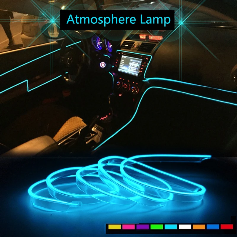 Lampada Decorativa A Led Per Auto El Wire Rope Auto Atmosphere Per Opel Zafira A B Vauxhall Corsa C Cambo D Vauxhall Corsa 3 Van