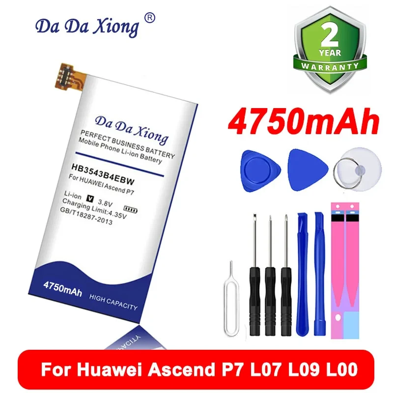 Hb4Q1Hv Muslimexmuslimatexmuslimnuova Batteria Per Huawei Ascend Honor Mate 3C P7 P1 7 U9200 Mt7 G630 P7-L07