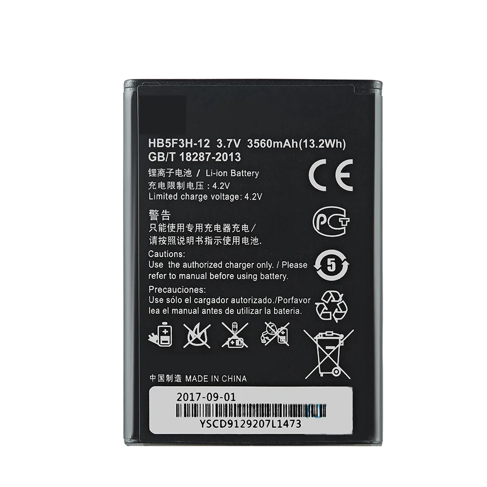 Batteria Originale Hb5F3H/Hb5F3H-12 3560Mah Per Router Wifi Huawei E5372T E5775 4G Lte Fdd Cat 4