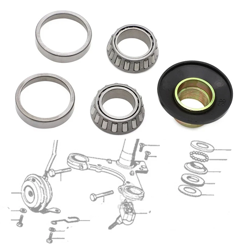 Moto Cannotto Sterzo Rebuild Cuscinetti Per Honda Z50 Ss50 Cl70 Ct70 Sl70 Xl70 S65 S90 Cl90 Ct90