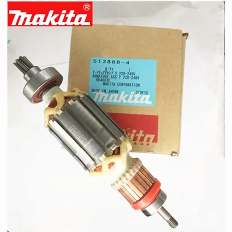 Rotore Di Armatura Makita 220-4 240-513888 V Per Hr4003C Hr4013C