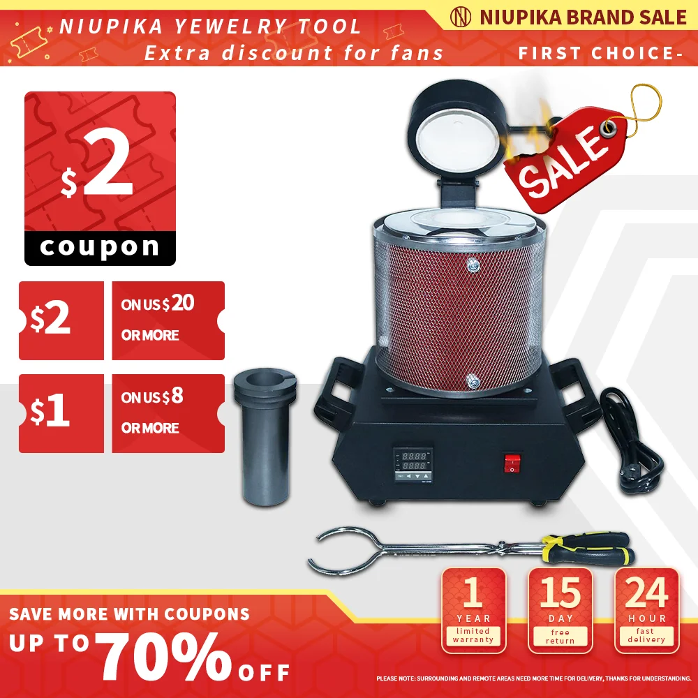 3Kg Digital Gold Melting Forno Macchina Capacità Di Riscaldamento 2100W Raffinazione Metallo Prezioso Argento Strumento Di Colata Di Gioielli