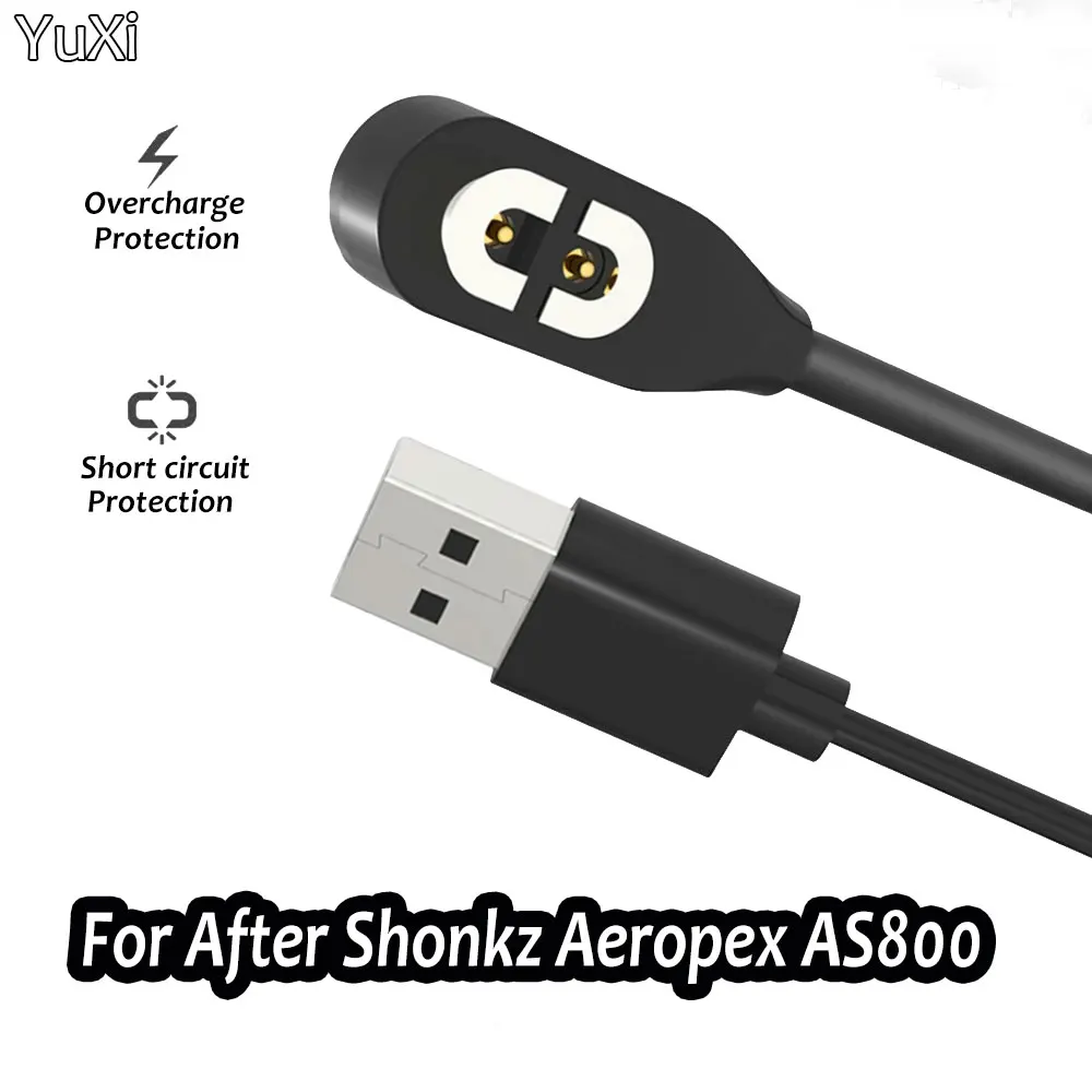 Caricabatterie Per Aftershokz Aeropex As800 Opencomm Asc100Sg, Cavo Di Ricarica Shokz Openrun Pro - Usb Per Cuffie A Conduzione Ossea