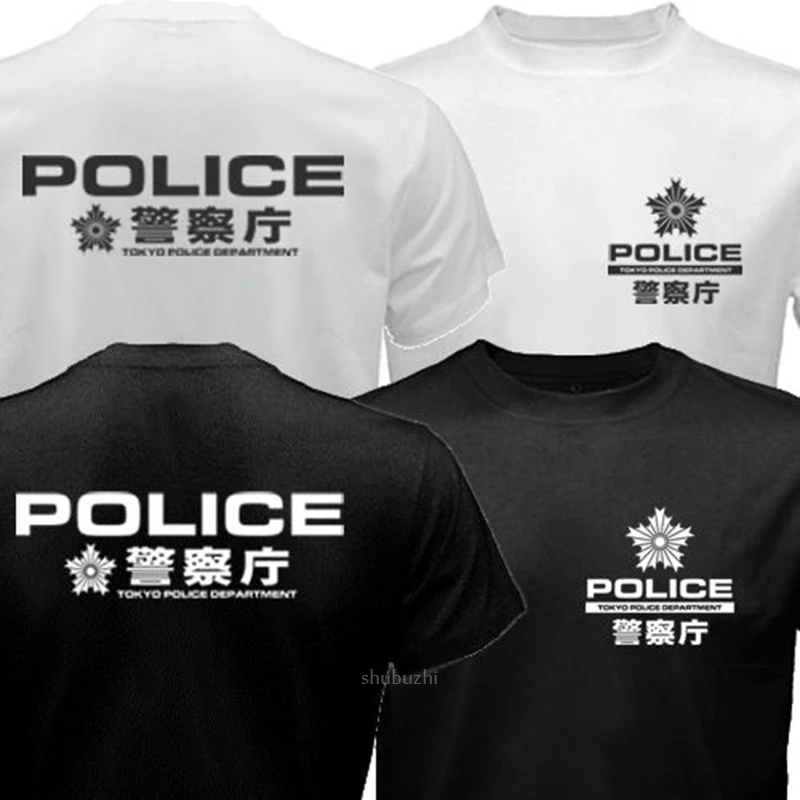 New Rare Japan Keishicho Tokyo T-Shirt Mens Tees Shirt Cotton Tshirt Adulti Euro Size Sbz8347