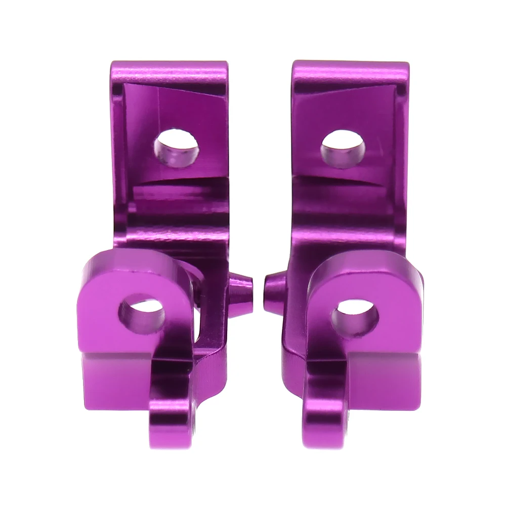 2 Pz/Paia Supporto Mozzo Anteriore Anodizzato Cnc Lavorato Per Rc Hobby Model Car 1/10 Hsp Redcat Himoto Hopup Parts 102010P 102010B