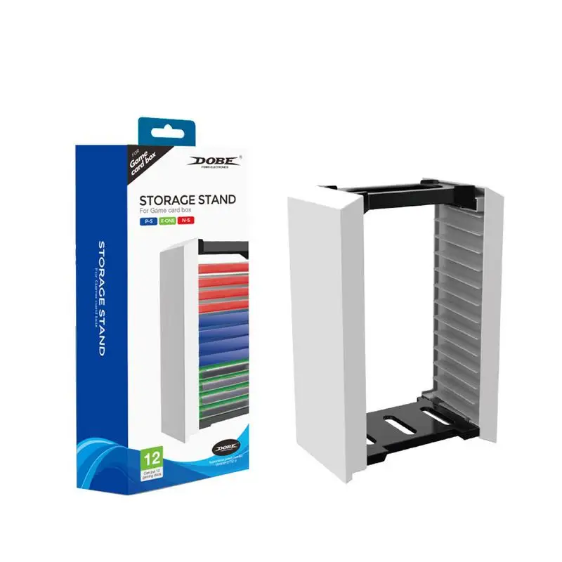 Host Disk Tower Per Ps 5 Host Game Disk Tower Storage Rack 12 Dischi Di Gioco Per Ps4 Switch Staffa Storage Tower Shelf Rack