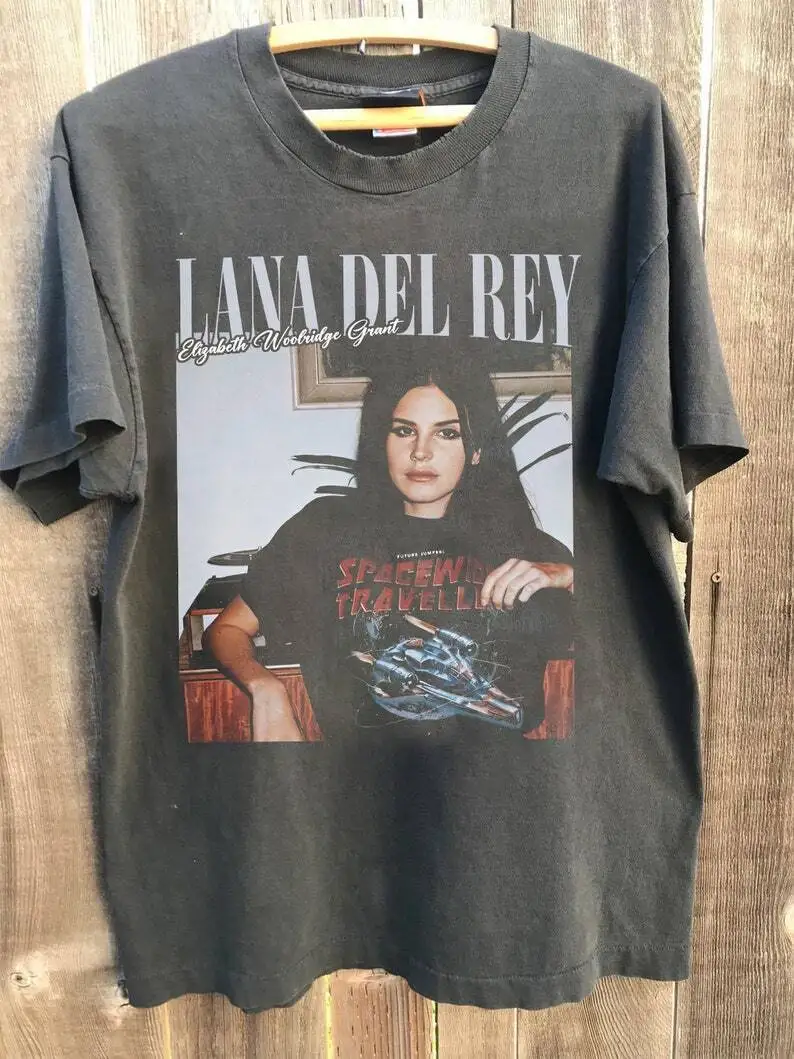 T-Shirt Grafica Lana Del Rey, Lana Del Rey Banisters Album Maglietta Unisex Kh0506