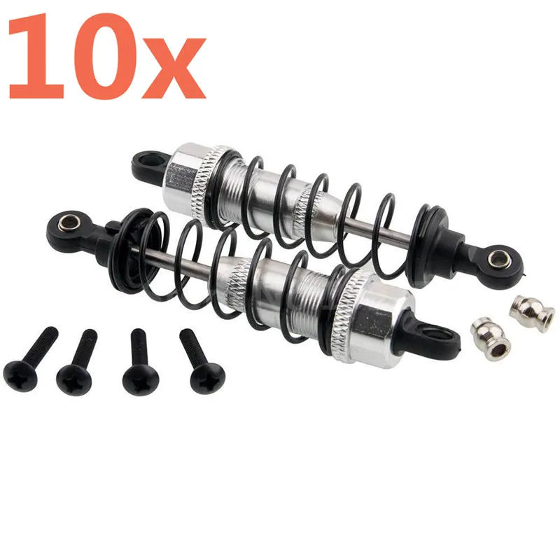 10 Pz Rc In Lega Di Alluminio Oil Shock Absorber 85Mm Per 1/10 Di Scala Tamiya Cc01 Cc01-04 Parti Di Aggiornamento Op Rc Auto Telecomando Auto